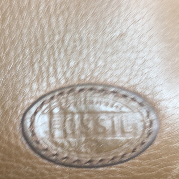 Fossil brown leather trifold wallet - Picture 6 of 8